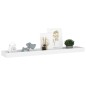 vidaXL Estantes de pared Loggia 4 uds roble y blanco MDF 80x15x4 cm vidaXL Estantes de pared Loggia 4 uds roble y blanco MDF 80x15x4 cm