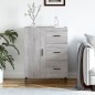 vidaXL Aparador de madera de ingeniería gris Sonoma 69,5x34x90 cm vidaXL Aparador de madera de ingeniería gris Sonoma 69,5x34x90 cm