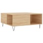 vidaXL Mesa de centro madera contrachapada roble Sonoma 80x80x36,5 cm vidaXL Mesa de centro madera contrachapada roble Sonoma 80x80x36,5 cm