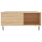 vidaXL Mesa de centro madera contrachapada roble Sonoma 80x80x36,5 cm vidaXL Mesa de centro madera contrachapada roble Sonoma 80x80x36,5 cm