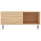 vidaXL Mesa de centro madera contrachapada roble Sonoma 80x80x36,5 cm vidaXL Mesa de centro madera contrachapada roble Sonoma 80x80x36,5 cm
