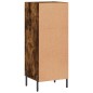 vidaXL Aparador madera de ingeniería roble ahumado 34,5x34x90 cm