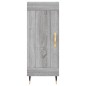 vidaXL Aparador madera de ingeniería gris Sonoma 34,5x34x90 cm vidaXL Aparador madera de ingeniería gris Sonoma 34,5x34x90 cm