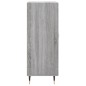 vidaXL Aparador madera de ingeniería gris Sonoma 34,5x34x90 cm vidaXL Aparador madera de ingeniería gris Sonoma 34,5x34x90 cm