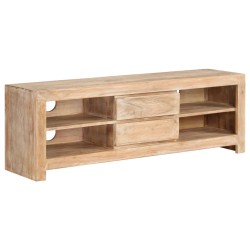 vidaXL Mueble para TV madera maciza acacia marrón claro 120x30x40 cm
