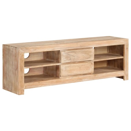 vidaXL Mueble para TV madera maciza acacia marrón claro 120x30x40 cm