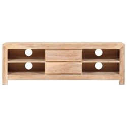 vidaXL Mueble para TV madera maciza acacia marrón claro 120x30x40 cm