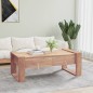 vidaXL Mesa de centro de madera maciza de teca 110x60x40 cm vidaXL Mesa de centro de madera maciza de teca 110x60x40 cm