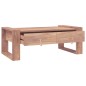 vidaXL Mesa de centro de madera maciza de teca 110x60x40 cm vidaXL Mesa de centro de madera maciza de teca 110x60x40 cm