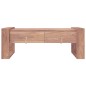 vidaXL Mesa de centro de madera maciza de teca 110x60x40 cm vidaXL Mesa de centro de madera maciza de teca 110x60x40 cm