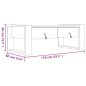 vidaXL Mesa de centro de madera maciza de teca 110x60x40 cm vidaXL Mesa de centro de madera maciza de teca 110x60x40 cm