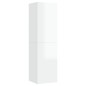 vidaXL Mueble TV 2 uds contrachapada blanco brillante 30,5x30x110 cm vidaXL Mueble TV 2 uds contrachapada blanco brillante 30,5x30x110 cm
