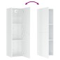 vidaXL Mueble TV 2 uds contrachapada blanco brillante 30,5x30x110 cm vidaXL Mueble TV 2 uds contrachapada blanco brillante 30,5x30x110 cm