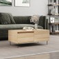 vidaXL Mesa de centro madera contrachapada roble Sonoma 90x50x36,5 cm vidaXL Mesa de centro madera contrachapada roble Sonoma 90x50x36,5 cm