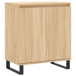 vidaXL Aparador de madera contrachapada roble Sonoma 60x35x70 cm
