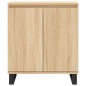 vidaXL Aparador de madera contrachapada roble Sonoma 60x35x70 cm vidaXL Aparador de madera contrachapada roble Sonoma 60x35x70 cm