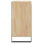 vidaXL Aparador de madera contrachapada roble Sonoma 60x35x70 cm vidaXL Aparador de madera contrachapada roble Sonoma 60x35x70 cm