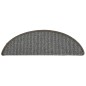 vidaXL Alfombras de peldaños de escalera 15 uds gris 56x17x3 cm vidaXL Alfombras de peldaños de escalera 15 uds gris 56x17x3 cm