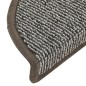 vidaXL Alfombras de peldaños de escalera 15 uds gris 56x17x3 cm vidaXL Alfombras de peldaños de escalera 15 uds gris 56x17x3 cm