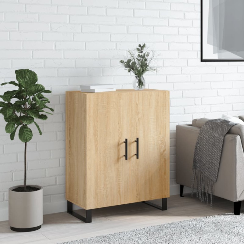 vidaXL Aparador de madera de ingeniería roble Sonoma 69,5x34x90 cm vidaXL Aparador de madera de ingeniería roble Sonoma 69,5x34x90 cm