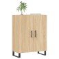 vidaXL Aparador de madera de ingeniería roble Sonoma 69,5x34x90 cm vidaXL Aparador de madera de ingeniería roble Sonoma 69,5x34x90 cm