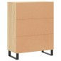 vidaXL Aparador de madera de ingeniería roble Sonoma 69,5x34x90 cm vidaXL Aparador de madera de ingeniería roble Sonoma 69,5x34x90 cm