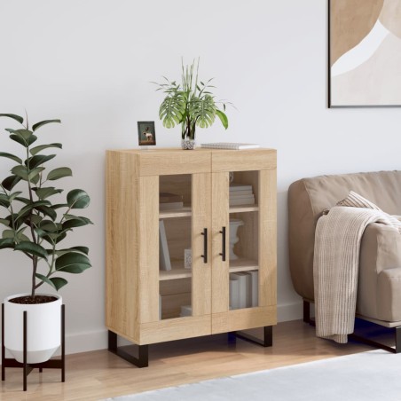 vidaXL Aparador de madera de ingeniería roble Sonoma 69,5x34x90 cm
