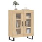 vidaXL Aparador de madera de ingeniería roble Sonoma 69,5x34x90 cm vidaXL Aparador de madera de ingeniería roble Sonoma 69,5x34x90 cm