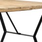 vidaXL Mesa de comedor de madera maciza de mango 180x90x76 cm vidaXL Mesa de comedor de madera maciza de mango 180x90x76 cm