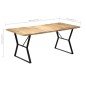 vidaXL Mesa de comedor de madera maciza de mango 180x90x76 cm vidaXL Mesa de comedor de madera maciza de mango 180x90x76 cm