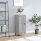 vidaXL Aparador madera de ingeniería gris Sonoma 34,5x34x90 cm