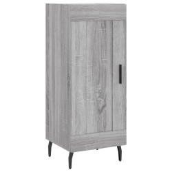 vidaXL Aparador madera de ingeniería gris Sonoma 34,5x34x90 cm
