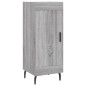 vidaXL Aparador madera de ingeniería gris Sonoma 34,5x34x90 cm