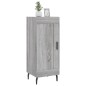 vidaXL Aparador madera de ingeniería gris Sonoma 34,5x34x90 cm