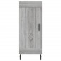 vidaXL Aparador madera de ingeniería gris Sonoma 34,5x34x90 cm