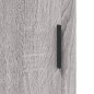 vidaXL Aparador madera de ingeniería gris Sonoma 34,5x34x90 cm