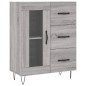 vidaXL Aparador de madera de ingeniería gris Sonoma 69,5x34x90 cm vidaXL Aparador de madera de ingeniería gris Sonoma 69,5x34x90 cm