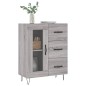 vidaXL Aparador de madera de ingeniería gris Sonoma 69,5x34x90 cm vidaXL Aparador de madera de ingeniería gris Sonoma 69,5x34x90 cm