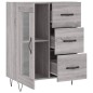 vidaXL Aparador de madera de ingeniería gris Sonoma 69,5x34x90 cm vidaXL Aparador de madera de ingeniería gris Sonoma 69,5x34x90 cm