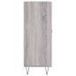 vidaXL Aparador de madera de ingeniería gris Sonoma 69,5x34x90 cm vidaXL Aparador de madera de ingeniería gris Sonoma 69,5x34x90 cm