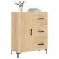 vidaXL Aparador de madera de ingeniería roble Sonoma 69,5x34x90 cm vidaXL Aparador de madera de ingeniería roble Sonoma 69,5x34x90 cm