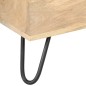 vidaXL Baúl madera maciza de mango 90x40x45 cm vidaXL Baúl madera maciza de mango 90x40x45 cm