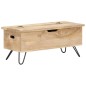 vidaXL Baúl madera maciza de mango 90x40x45 cm vidaXL Baúl madera maciza de mango 90x40x45 cm