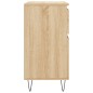 vidaXL Aparador de madera contrachapada roble Sonoma 60x35x70 cm vidaXL Aparador de madera contrachapada roble Sonoma 60x35x70 cm