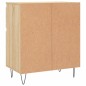 vidaXL Aparador de madera contrachapada roble Sonoma 60x35x70 cm vidaXL Aparador de madera contrachapada roble Sonoma 60x35x70 cm