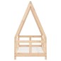 vidaXL Estructura de cama para niños madera maciza de pino 70x140 cm vidaXL Estructura de cama para niños madera maciza de pino 70x140 cm