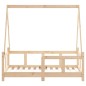 vidaXL Estructura de cama para niños madera maciza de pino 70x140 cm vidaXL Estructura de cama para niños madera maciza de pino 70x140 cm