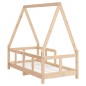vidaXL Estructura de cama para niños madera maciza de pino 70x140 cm vidaXL Estructura de cama para niños madera maciza de pino 70x140 cm