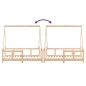 vidaXL Estructura de cama para niños madera maciza de pino 70x140 cm vidaXL Estructura de cama para niños madera maciza de pino 70x140 cm