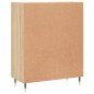 vidaXL Aparador de madera de ingeniería roble Sonoma 69,5x34x90 cm vidaXL Aparador de madera de ingeniería roble Sonoma 69,5x34x90 cm